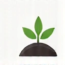 Sprouting plant icon symbolizing sustainable results
