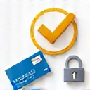 Confirmation and payment icon